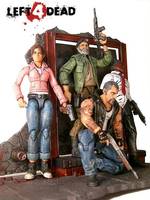 Left 4 Dead: Survivors & Zombie with Playset (Left 4 Dead) Custom Action Figure