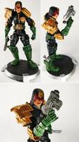 JUDGE DREAD (Now Bulkier, with Articulated Shoulder Pads) (Judge Dredd) Custom Action Figure