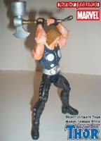 Marvel Select Ultimate Thor Transformation into Marvel Legends (Marvel Select) Custom Action Figure