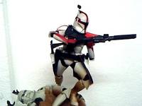 UNLEASHED ARC TROOPER (Custom Pauldron and Wear) (Star Wars) Custom Action Figure