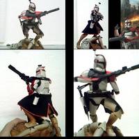 UNLEASHED ARC TROOPER (Custom Pauldron and Wear) (Star Wars) Custom Action Figure