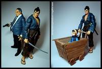 Playset: Lonewolf and Cub (Samurai X) Custom Action Figure