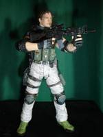 Chris Redfield ( with Tactical Gear ) (Resident Evil) Custom Action Figure