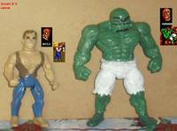 Double Dragon Will & Green Abobo (Nintendo) Custom Action Figure