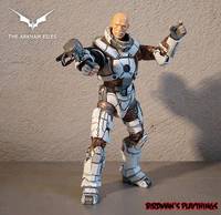 Mr. Freeze  -  Dark Knight Style  -  'the Arkham Files'  #02 (Dark Knight) Custom Action Figure