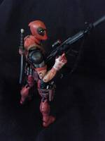 Bigtocinet´S WADE WILSON Redesigned Costume and Mask off Face (Marvel Legends) Custom Action Figure