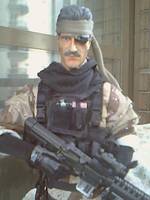 CUSTOM OLD SNAKE ( Desert Missions (?)  Clothes) - before  MGS4 (Metal Gear Solid) Custom Action Figure