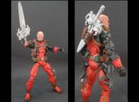 Modern Deadpool (Alt. Head & Arsenal) (Marvel Legends) Custom Action Figure