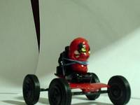 Baby Deadpool and His Get-Away Stroller (Original) Custom Miniature / Figurine