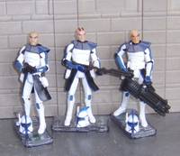 Arc Troopers Blue (Star Wars Clone Wars) Custom Action Figure