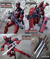 Deadpool W/ E.M.O.S. - D.I.E. Shooter (Marvel) Custom Action Figure