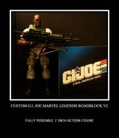 Roadblock V2 Marvel Legends (G.I. Joe) Custom Action Figure