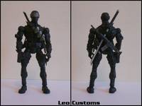 GI Joe SNAKE EYES (Marvel Legends Style) (G.I. Joe) Custom Action Figure