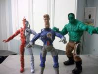 Fantastic Three (Fantastic Four) Custom Action Figure