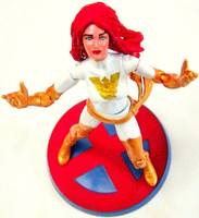 White Phoenix (modified) with Base (Marvel Legends) Custom Action Figure