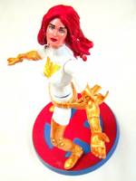 White Phoenix (modified) with Base (Marvel Legends) Custom Action Figure