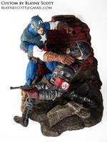 Red Skull / Nazi Trooper (with Interchangable Heads) (Captain America) Custom Action Figure