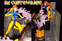 Jean Grey with Diorama Base (Marvel Legends) Custom Diorama / Playset