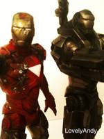 Iron Man Mark VI Battle Damaged Re-Paint (Iron Man 2) Custom Action Figure