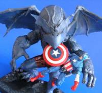 Cap VS Dragon Man (Marvel Universe) Custom Action Figure