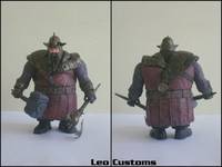 Fat Dwarf Warrior (Lord of the Rings) Custom Action Figure