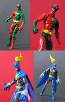 Killer Shrike VS 3-D Man (Marvel Universe) Custom Action Figure