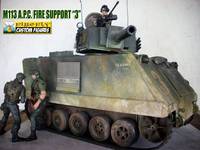 U.S. M113 Apc Fire Support (Soldier) Custom Action Figure