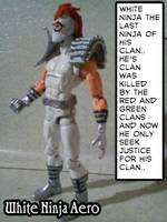 White Ninja Aero (Original) Custom Action Figure