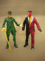 Two Face & Riddler (Batman - Movie Style) Custom Action Figure