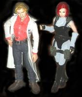 Dino Crisis 1 Regina and Dr. Kirk Action Figures (Capcom) Custom Action Figure