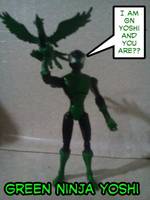Greenninja Yoshi (Original) Custom Action Figure