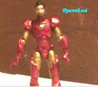 MU Unmasked Iron Man (Custom Head) (Marvel Universe) Custom Action Figure