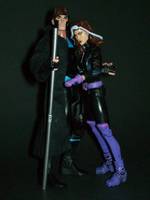 Gambit and Rogue (Marvel Legends) Custom Action Figure