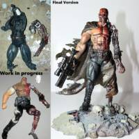 Future Warterminator - Battle Damaged Model T-800 (Terminator) Custom Action Figure