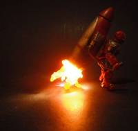 Silver Centurion Iron Man Mega Bloks (Iron Man) Custom Miniature / Figurine