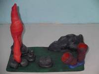Motu Figure Base (Diorama) Custom Action Figure