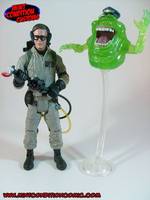 Louis Tully W/ Bus Driver Slimer - Ghostbusters 2 (Ghostbusters) Custom Action Figure