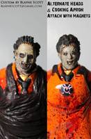 LEATHERFACE Orange Lantern (Green Lantern) Custom Action Figure