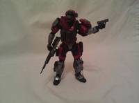 Custom Halo Reach Action Figure Juggernaut Upgrade (Red Team) (Halo) Custom Action Figure