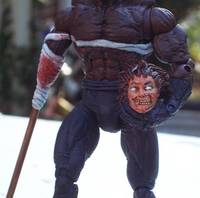 Marvel Zombies Black Panther & Wasp Head (Marvel Legends) Custom Action Figure