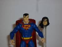 Superman     W / Alternate Heads (DC Infinite Heroes) Custom Action Figure