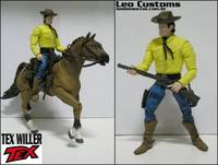 Sergio Bonelli`S TEX WILLER (Western) Custom Action Figure