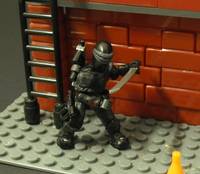 Snake Eyes (Mega Bloks) (G.I. Joe) Custom Miniature / Figurine