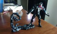 Spider-Man Fiercest Foes Toxic Blast Venom W Custom Floor Tentacle (Spider-Man) Custom Action Figure
