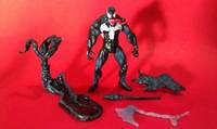 Spider-Man Fiercest Foes Toxic Blast Venom W Custom Floor Tentacle (Spider-Man) Custom Action Figure