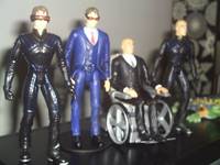 Civilian Cyclops and Prof X in X-Suit (X-Men - Movies) Custom Action Figure
