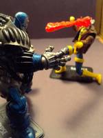 "Optic Blast" Cyclops W/ Jacket (Marvel Universe) Custom Action Figure