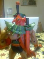 Motuc Triklops Double Swords and Shield (Masters of the Universe) Custom Action Figure