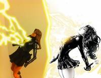 Mary Marvel Custom  Black Suit (DC Universe) Custom Action Figure