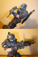 Pendulum War Era COG Soldier (Gears Of War) Custom Action Figure